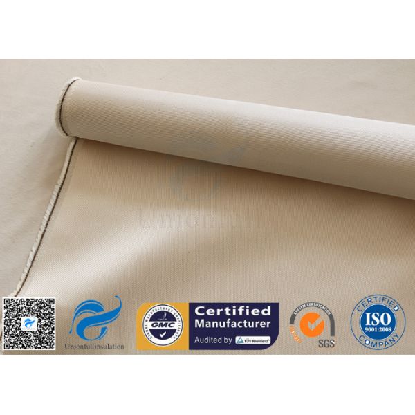 800 Degree Celsius 600 g/m2 Brown High Silica Fabric Cloth 0.7 mm Fiberglass