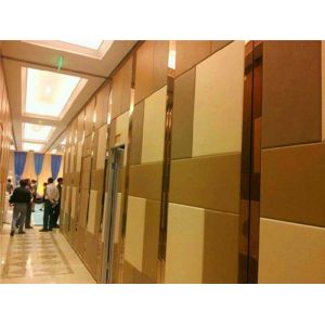 Malaysia Acoustic Folding Wooden Room Divider Sliding Movable Operable