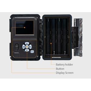 KW865 WIFI Hidden Camera waterproof IP67 20MP 0.6s trigger speed up to 512GB