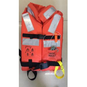 Nylon Foam Sea Life Jackets High Strength Tape With Plastic Whistle