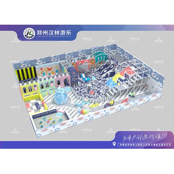Buy Commercial Indoor Playground Structurer Macaroon Theme Play Area equipment at wholesale prices