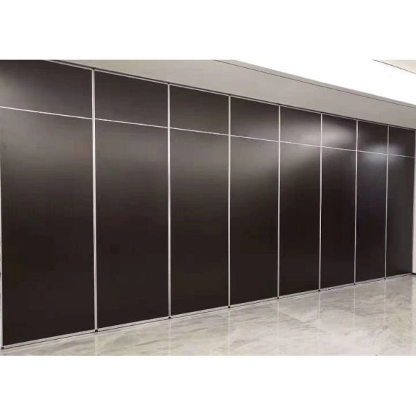 Anti - Flammability Collapsible Partition Walls With Folding Door Environmentall
