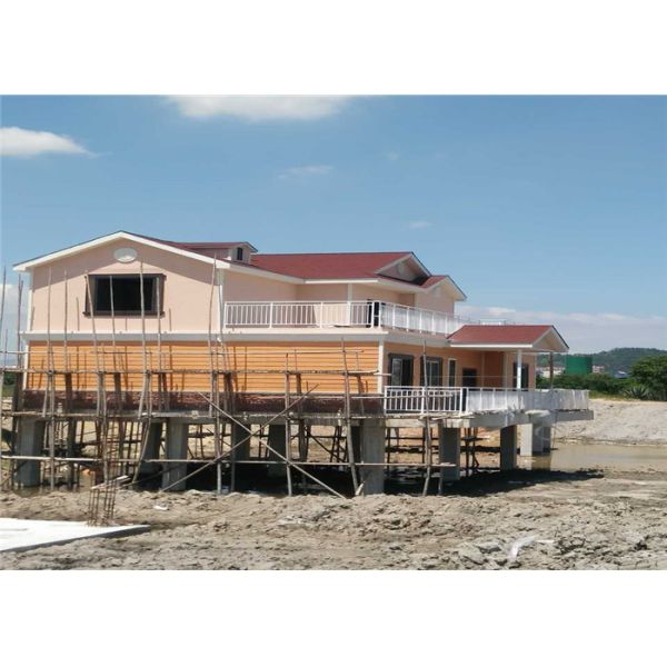 Environmentally Friendly Insulated Prefabricated Light Steel Structure Leisure Villa For Prefabricated Building