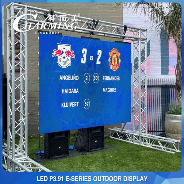 16 Bit P3.91 Outdoor LED Screens Wall Ground Support Stand Back Frame