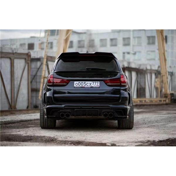 For BMW X5 X5M Wide-body Kit X5 X5M Upgraded RD Carbon Fiber Style Front and Rear Bumper Spoiler Hood Widebody Kit