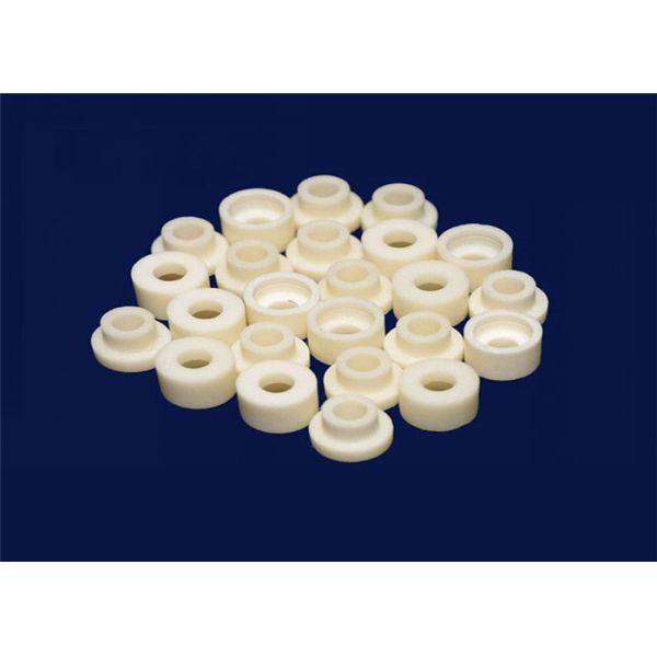 Industrial Al2O3 Textile Ceramic Eyelet Guides / Alumina Ceramic Parts High