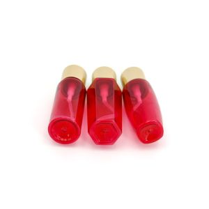 20ml Skincare Sample PET Plastic Spray Bottle Red Hexagon Bottom