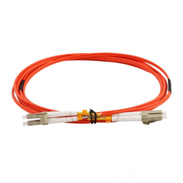 Buy OM3 LC UPC To LC UPC , OM4 OD 3mm LC To LC Fiber Patch Cord Multimode Duplex at wholesale prices