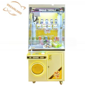 Dreamland New coin operated catcher metal cabinet arcade gift toys grabber crane