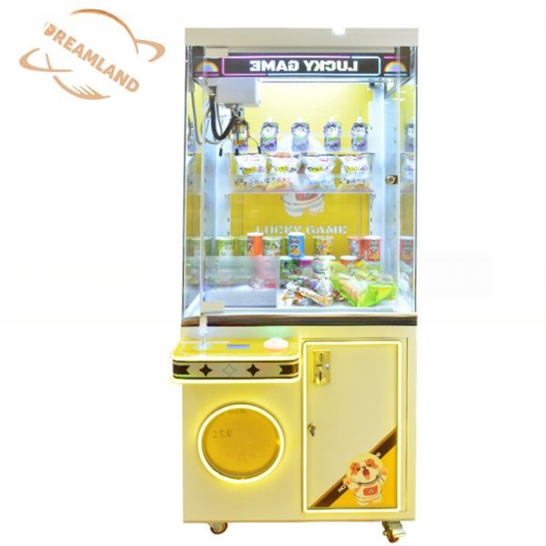 Dreamland New coin operated catcher metal cabinet arcade gift toys grabber crane