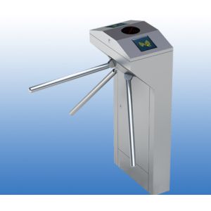 China Electronic Semi Automatic Tripod Turnstile Vertical 304 Stainless steel on sale