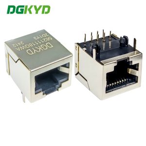RJ45 Connector 1X1 10P8C With Shielded Communication Interface DGKYD5621118GWA2D