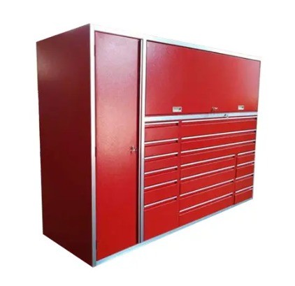 Multi Drawers Optional Iron Tool Trolley Chest for Heavy Duty Workstation