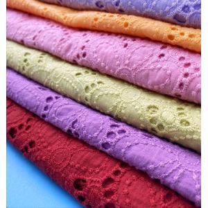 Coloful Handmade DIY Clothes Accessories Embroidered Cotton Lace Fabric