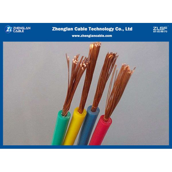 300/500v Low Smoke Zero Halogen Cable , Flame Retardant Single Core Non Sheathed