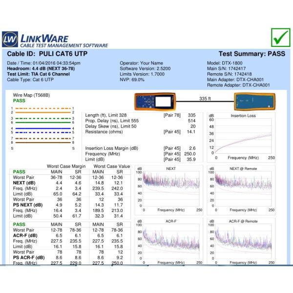 Computer 4P Cat6 FTP Cable 23AWG Network Cable with Earth wire