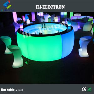 Customized LED Round Bar Counter Illuminated IP65 Water Resistant