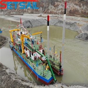 50kw Cutter Head Power 8 Inch Cutter Suction Dredger with Sand Pump by Rexroth