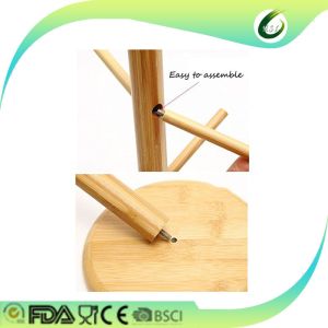 2017 Hot selling wooden mug tree holder cup hanger rack