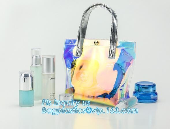 professional custom cosmetic bags waterproof clear pvc travel cosmetic makeup