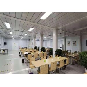 Galvanized Prefab Container House with Glass Wool Panel Walls