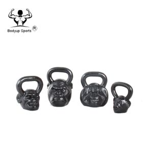 Crossfit Powder Painting Cast Iron Skull Kettlebell / Competition Power Training