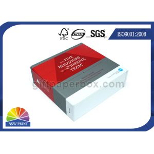 Full Color Printing Rigid Hinged Lid Gift Box Presentation Box With Insert Foam