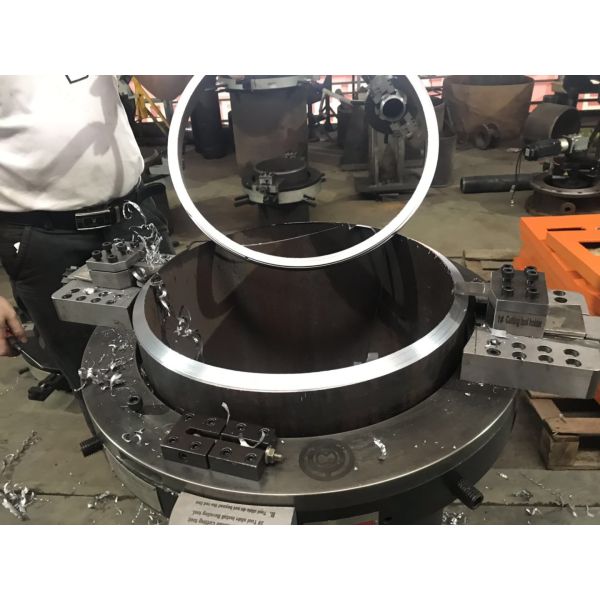 Cold Cut Pneumatic Pipe Cutting Beveling Machine Air Operated Gas Power