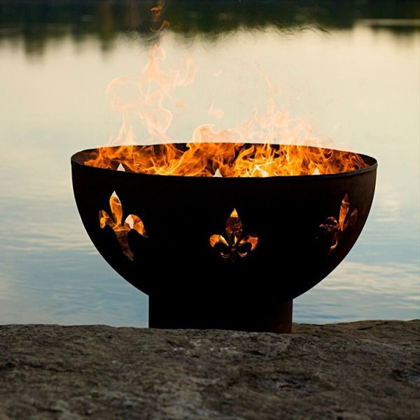 Corten Steel Outdoor Fire Pit Patio Garden Fire Bowl Rusty Fire Pit