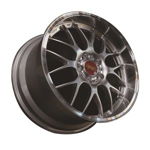 Customized 2 piece brushed polished luxury forged wheel rim for sale