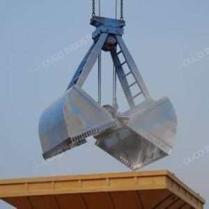 Electro Hydraulic Clamsheel Grab Bucket Leak Proof Grain Grab