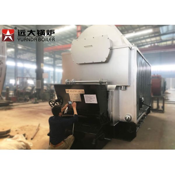 8 Ton Fuel Feeding Coal Fired Steam Boiler , Coal Burning Boiler 2 Years