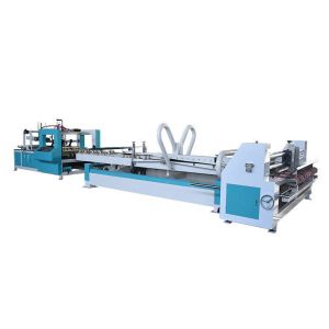 High Speed Automatic Carton Folding Gluing Machine Wear Resistant