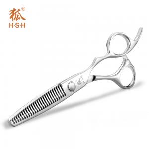 China 26 Teeth Special Hairdressing Scissors , Silver Color Hair Thinning Shears on sale