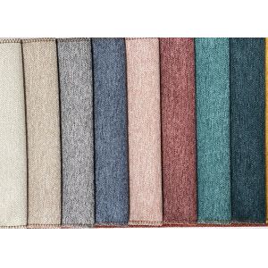 Anti Pill Chenille Sofa Fabric Heavyweight Polyester Plain Fabric