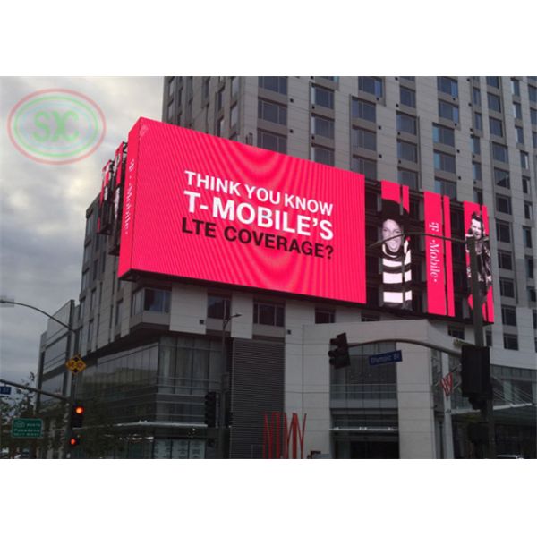 10mm high brightness outdoor full color LED Display billboards support customized size