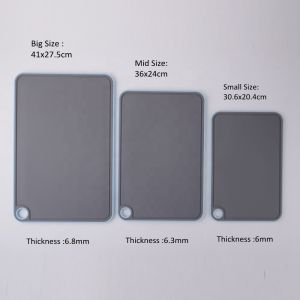 TPR Kitchen Chopping Board Set Colorful Cutting Boards for Cooking Tools and