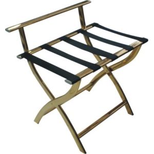 China High Grade Titanium Hotel Luggage Racks Folding Metal Stainless Steel on sale