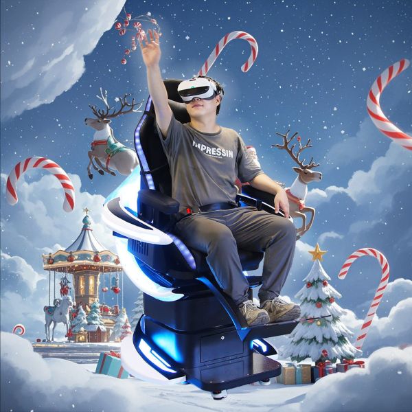 Buy Single Player Virtual Reality 360 Rotating Dynamic Motion Chair With Roller Coaster Games at wholesale prices