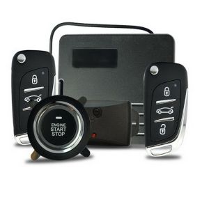 Car security Alarm system with smart button start engine funtion