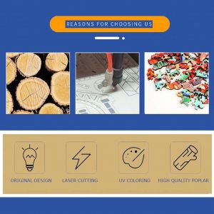 Unisex Age 14 Years up Wooden Puzzle Brain Teasers Toy Irregular Jigsaw