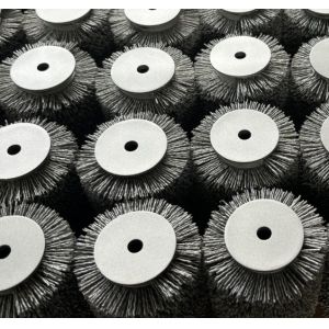 Industrial Custom Abrasive Wire Roller Brush Pickling Surface Treatment Roller