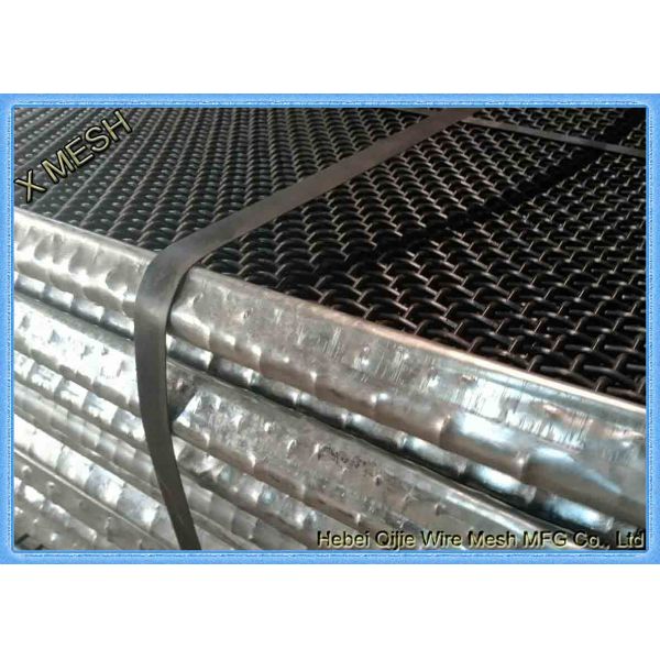 45# Steel Woven Mining Screen Mesh Galvanized / Painted Surface Treatment