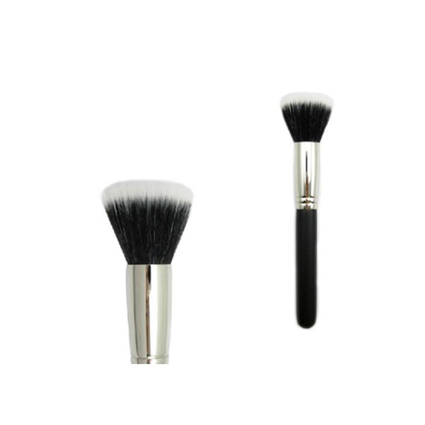 Buy Nylon Hair Powder Essential Makeup Brushes Antibacterial Black Handle With Flat Hair at wholesale prices
