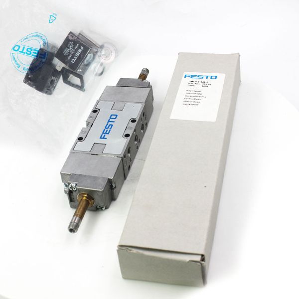 Buy JMFH-5-1/8-B Festo Solenoid Valve 30486 Tiger 2000, 5/2, dbl sol sold separate, G1/8, int pilot at wholesale prices