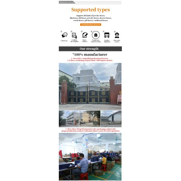 Custom Logo Velvet Jewelry Box for Hanhong Pink Necklace Bracelet Ring Packaging