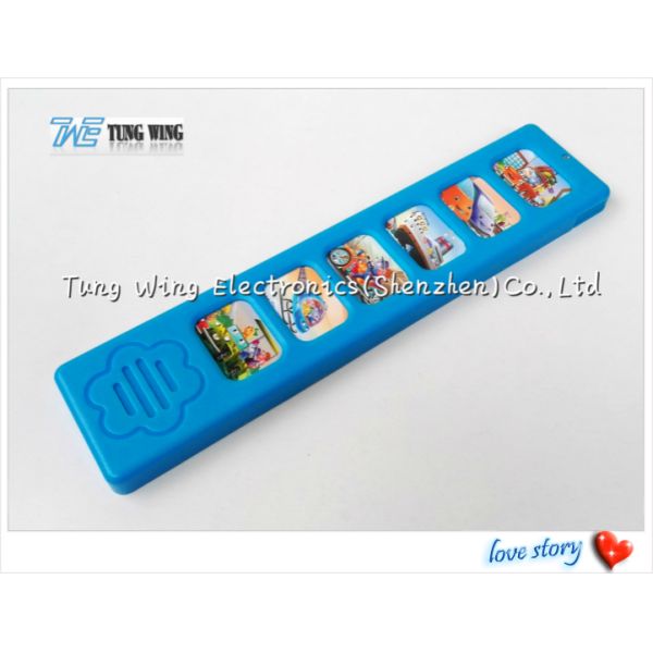 Educational Toys Child Vehicle Baby Sound Books 6 Button Sound Module Plastic Housing