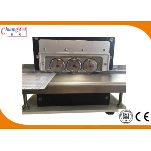 China Four Different Optional Speed  PCB Depanelizer With Six High Speed Steel Blades on sale