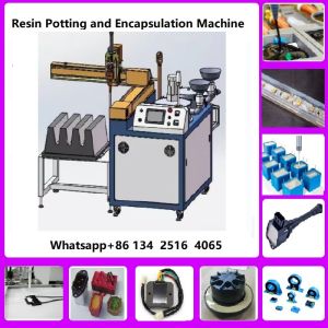 Robot Epoxy Resin Compound Hardner Glue Potting Machine Production Line Model
