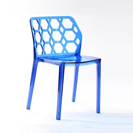 Buy Water Cube Leisure Plastic Chair,LeisureMod Cove Transparent Black Acrylic Modern Dining Chair at wholesale prices